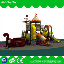 Children Amusement Plastic Outdoor Playground para Tema de navio pirata